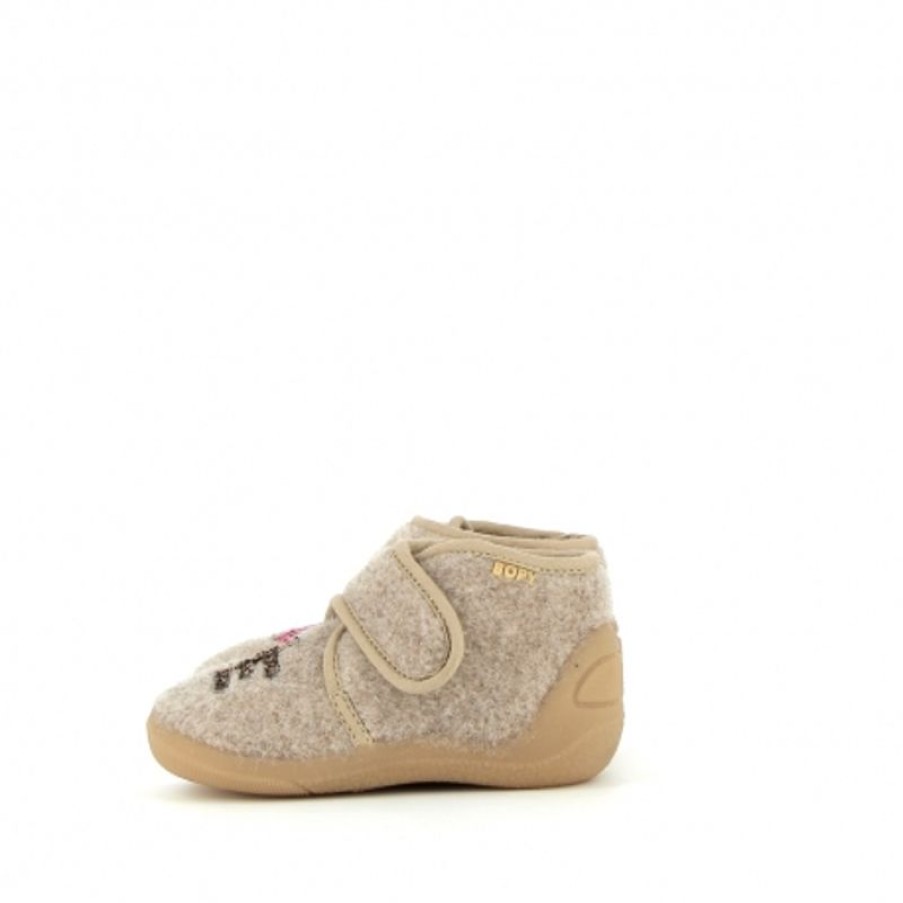 Bopy Chaussons Fille | Amour Beige