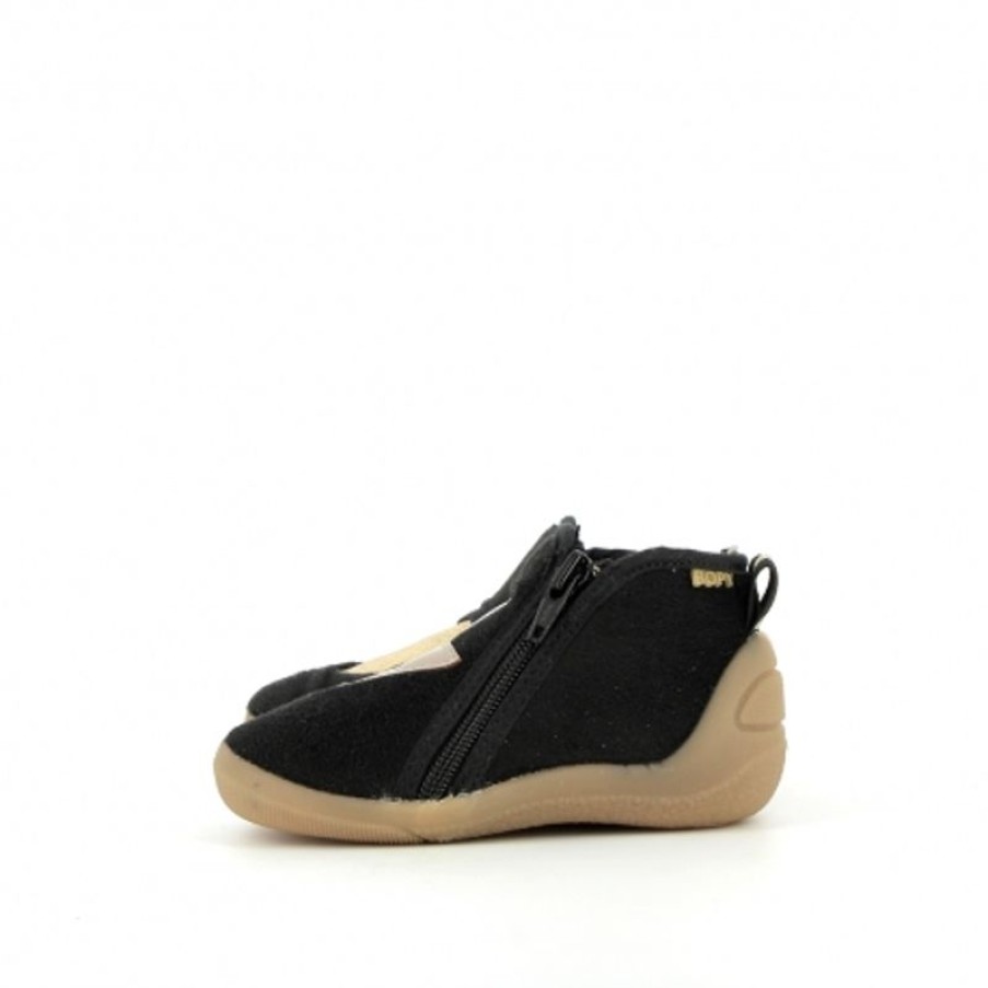 Bopy Chaussons Fille | Aclaire Noir