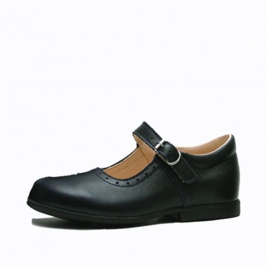 Bopy Ballerines Fille | Savenay Noir Lisse