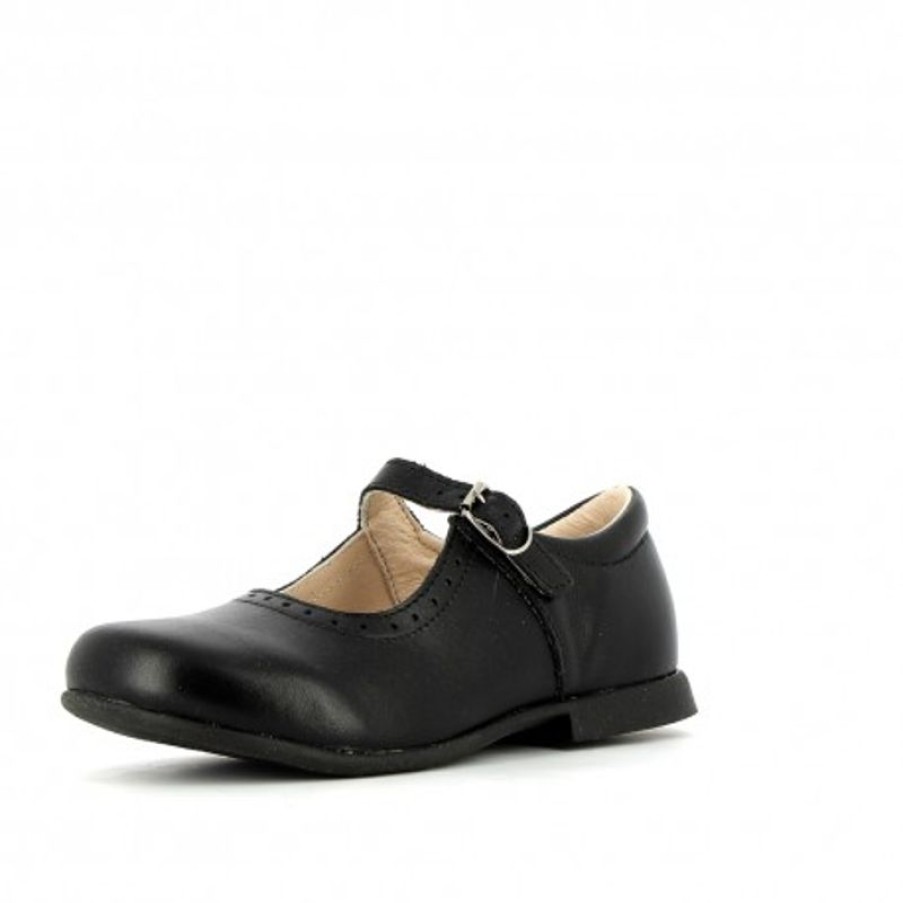 Bopy Ballerines Fille | Savenay Noir Lisse