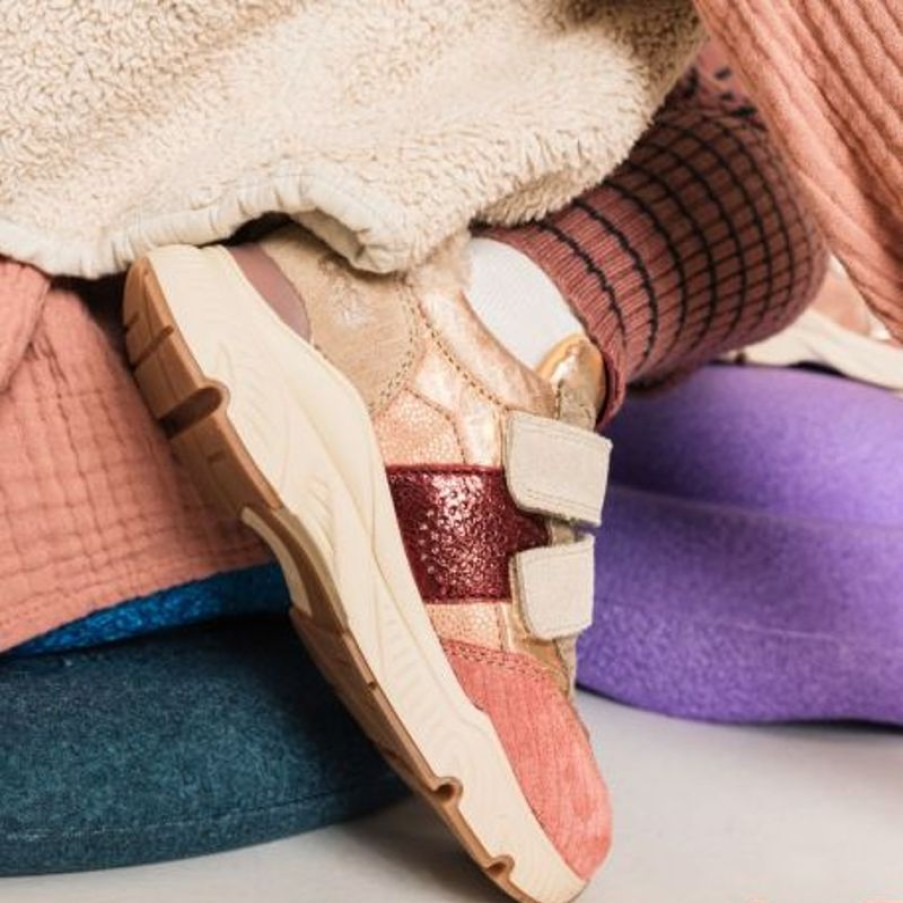 Bopy Baskets Fille | Sarelle Rose/Nude