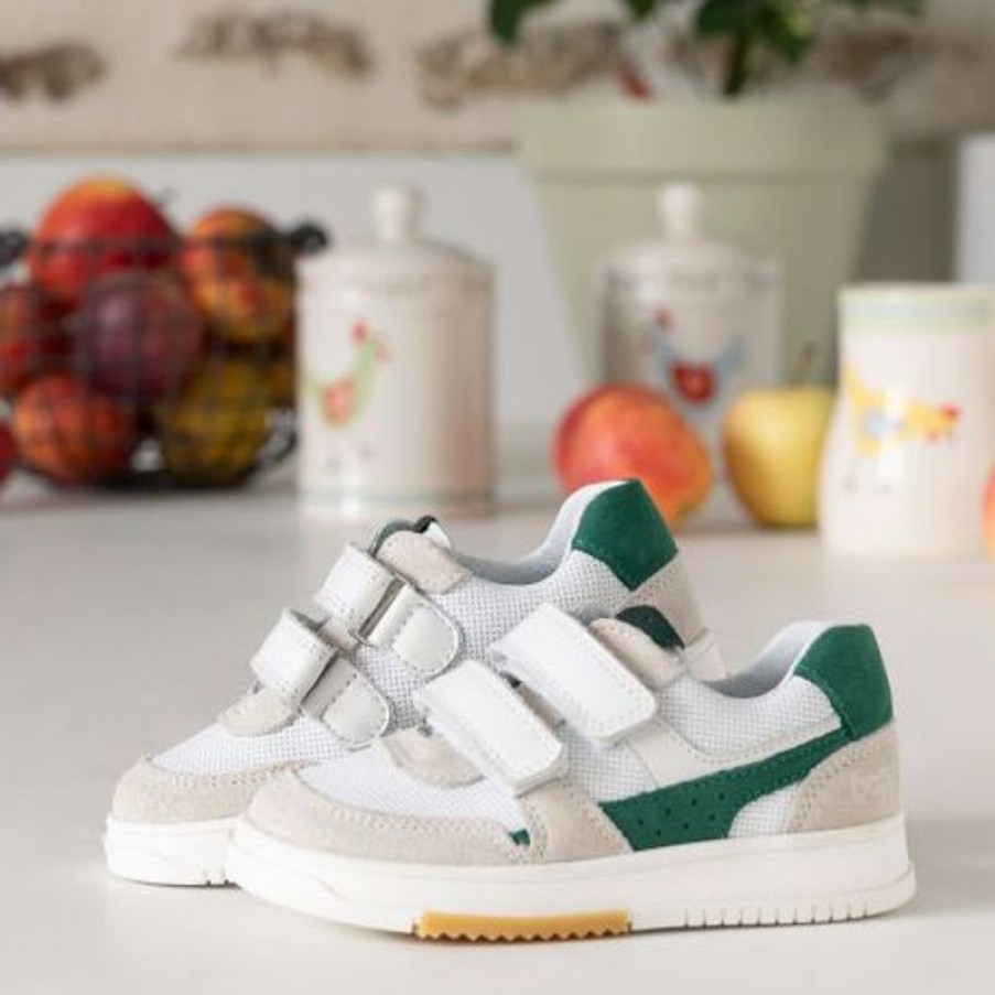 Bopy Baskets Garcon | Vogap Blanc/Vert