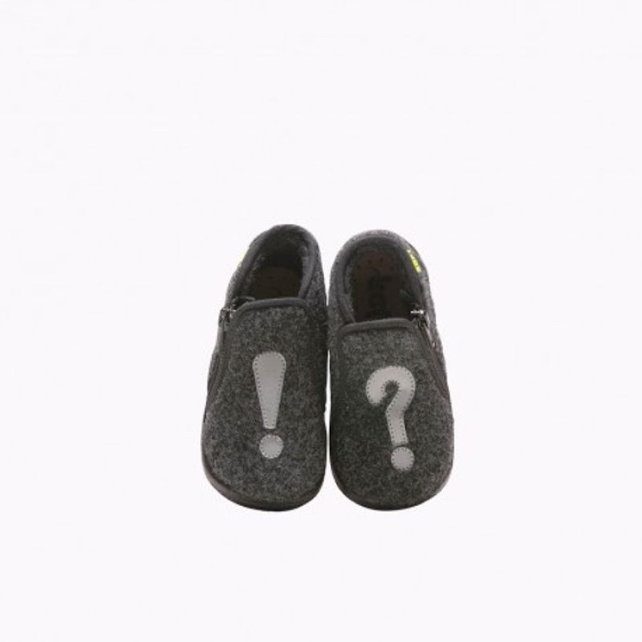 Bopy Chaussons Garcon | Amarc Anthracite