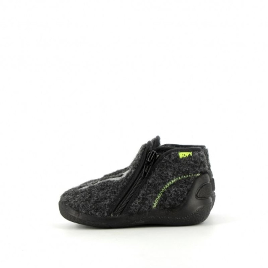 Bopy Chaussons Garcon | Amarc Anthracite