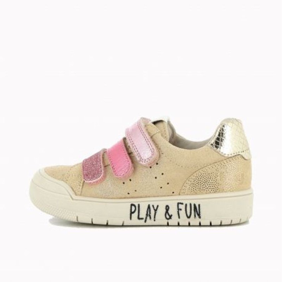 Bopy Baskets Fille | Salto Or/Rose