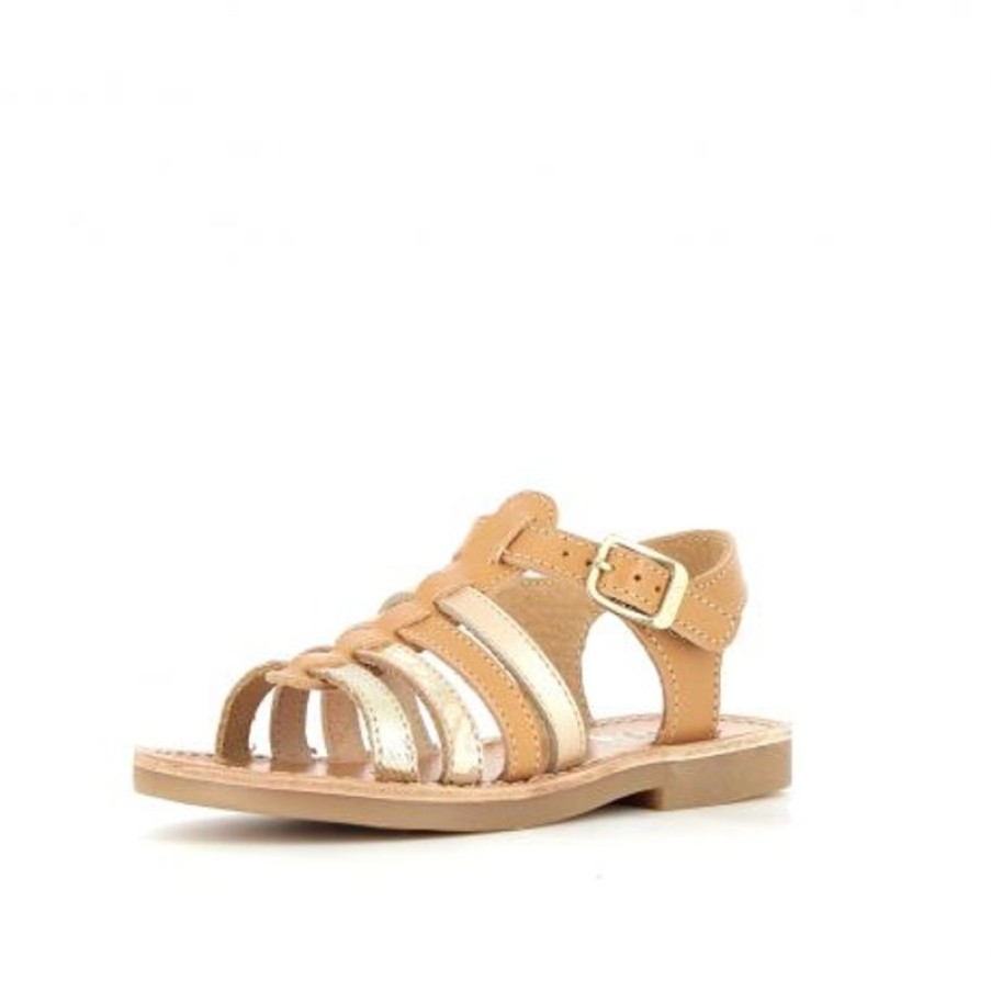 Bopy Sandales Fille | Elibra Caramel