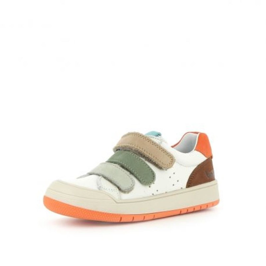 Bopy Baskets Garcon | Velop Blanc/Orange