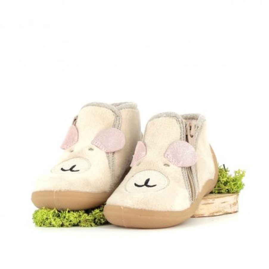 Bopy Chaussons Fille | Animo Rose