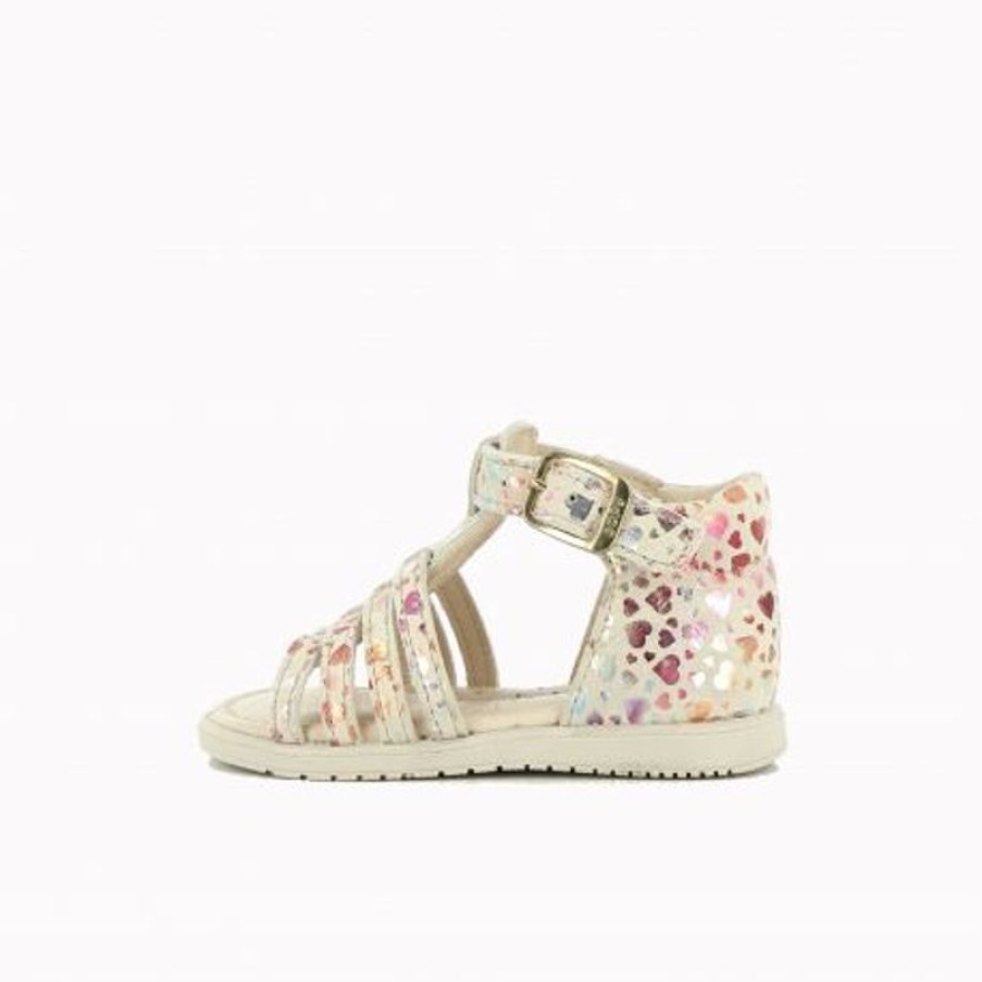 Bopy Sandales Fille | Reabou Coeur Multi