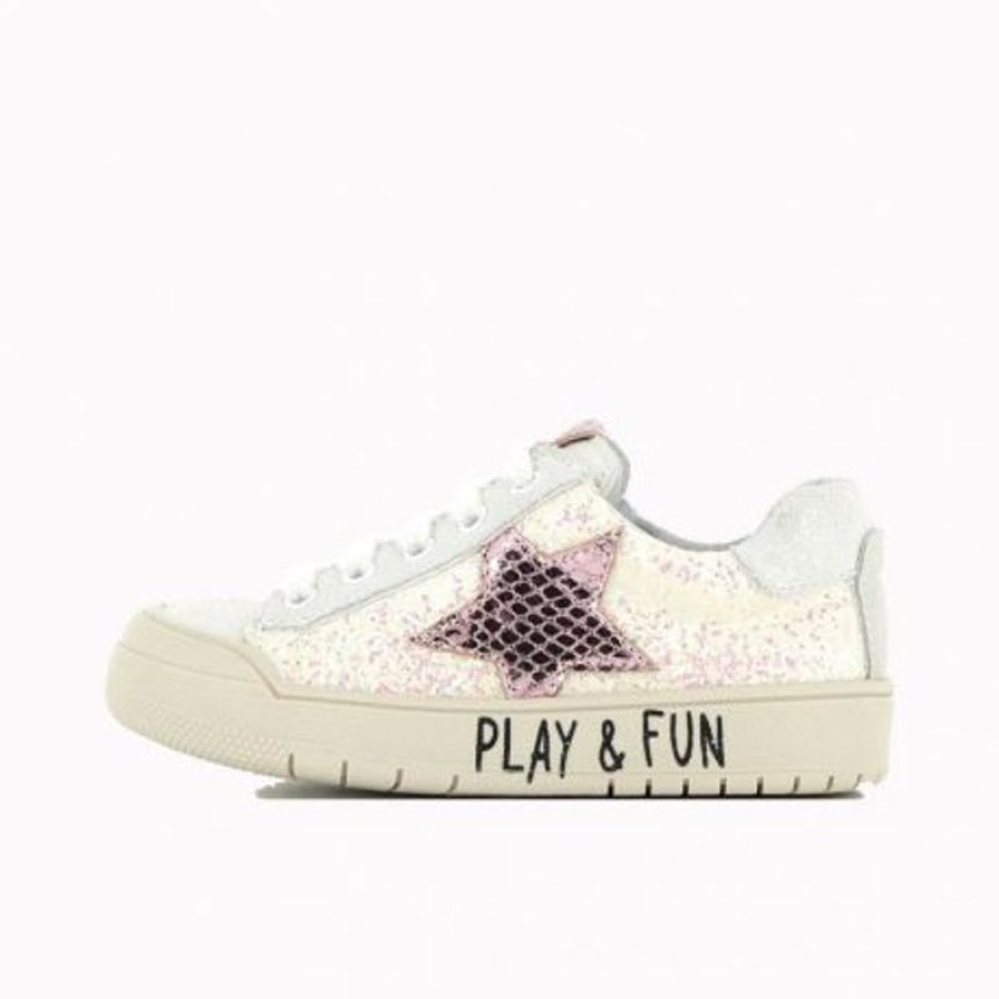 Bopy Baskets Fille | Saba Blanc
