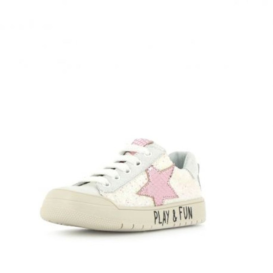 Bopy Baskets Fille | Saba Blanc