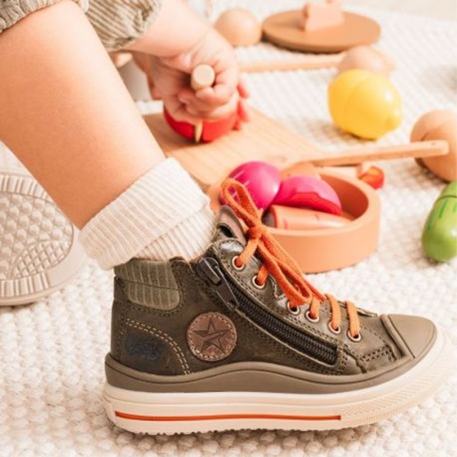 Bopy Baskets Garcon | Velvet Kaki