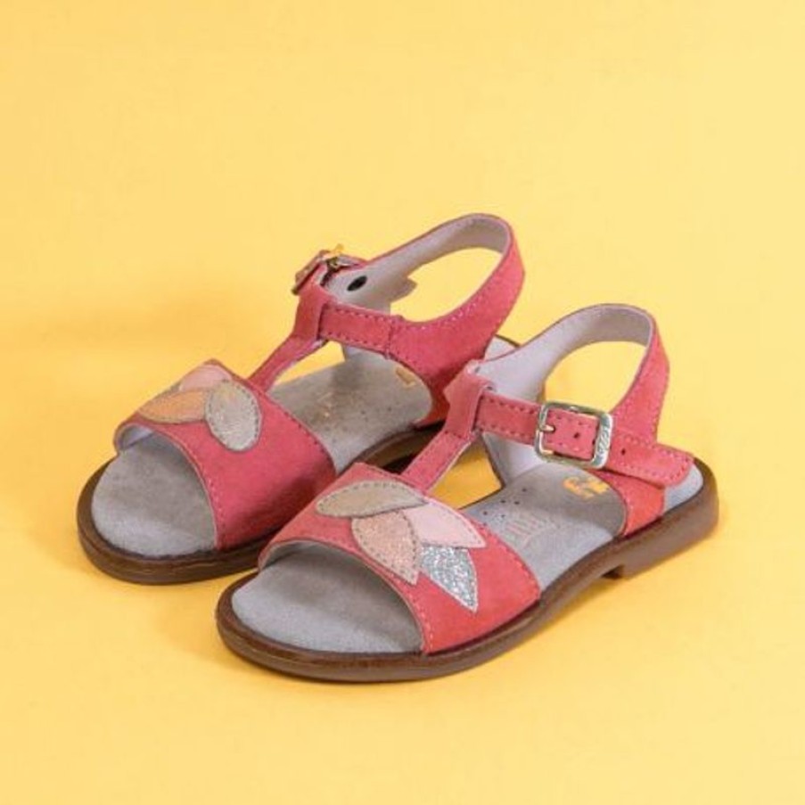 Bopy Sandales Fille | Epice Corail